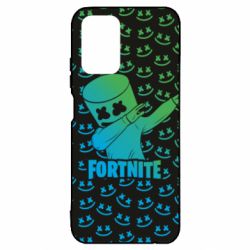 Чехол для Xiaomi Redmi Note 10 4G/10s Marshmello Fortnite Dab Neon - PrintSalon
