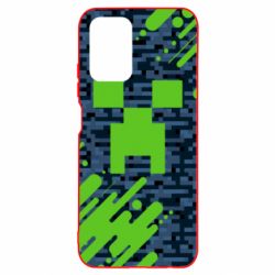 Чехол для Xiaomi Redmi Note 10 4G/10s Minecraft Creeper - PrintSalon