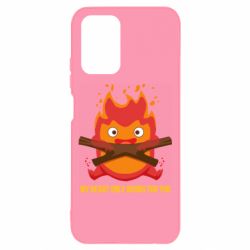 Чехол для Xiaomi Redmi Note 10 4G/10s MY HEART ONLY  BURNS FOR YOU - PrintSalon