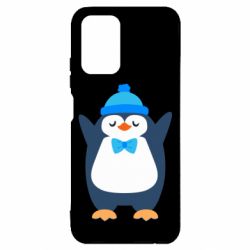 Чехол для Xiaomi Redmi Note 10 4G/10s Penguin in a hat - PrintSalon