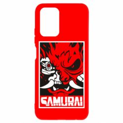 Чехол для Xiaomi Redmi Note 10 4G/10s Poster samurai Cyberpunk - PrintSalon