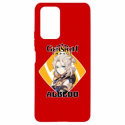 Чохол для Xiaomi Redmi Note 10 Pro Albedo Genshin Impact - PrintSalon