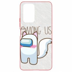 Чехол для Xiaomi Redmi Note 10 Pro Among us cute cat