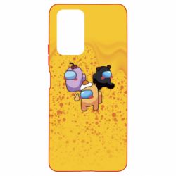 Чехол для Xiaomi Redmi Note 10 Pro Among us drips