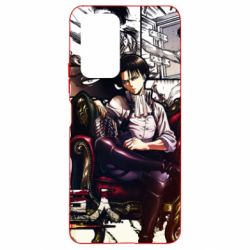 Чохол для Xiaomi Redmi Note 10 Pro Attack on Titan Кapral Levi