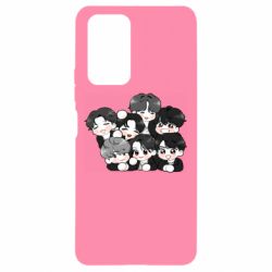 Чехол для Xiaomi Redmi Note 10 Pro BTS Cute Art