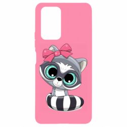 Чехол для Xiaomi Redmi Note 10 Pro Cute raccoon - PrintSalon