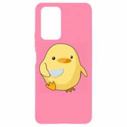 Чехол для Xiaomi Redmi Note 10 Pro Цыпленок с ножом мем - PrintSalon