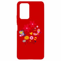 Чехол для Xiaomi Redmi Note 10 Pro Flowers and Butterflies - PrintSalon
