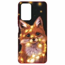 Чохол для Xiaomi Redmi Note 10 Pro Fox And Christmas Lights - PrintSalon