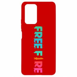 Чехол для Xiaomi Redmi Note 10 Pro Free fire gradient logo - PrintSalon