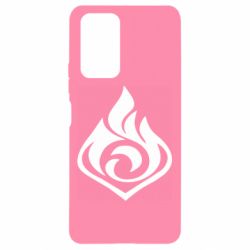 Чехол для Xiaomi Redmi Note 10 Pro Genshin Impact Pyro - PrintSalon
