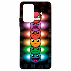 Чохол для Xiaomi Redmi Note 10 Pro Geometry Dash Levels - PrintSalon