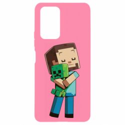 Чохол для Xiaomi Redmi Note 10 Pro Heroes from Minecraft - PrintSalon