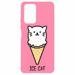 Чехол для Xiaomi Redmi Note 10 Pro Ice Cat - PrintSalon