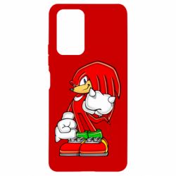 Чехол для Xiaomi Redmi Note 10 Pro Knuckles the Echidna - PrintSalon