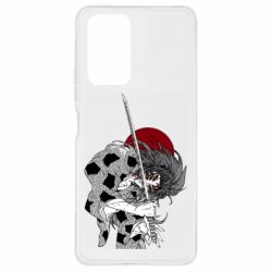 Чехол для Xiaomi Redmi Note 10 Pro Kokushibo Tsugikuni - PrintSalon