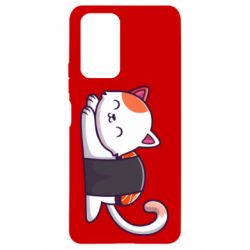 Чехол для Xiaomi Redmi Note 10 Pro Котик-суши - PrintSalon