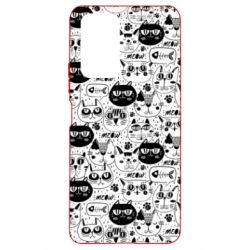 Чохол для Xiaomi Redmi Note 10 Pro Коти патерн - PrintSalon