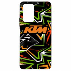 Чохол для Xiaomi Redmi Note 10 Pro KTM orange logo - PrintSalon
