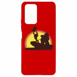 Чохол для Xiaomi Redmi Note 10 Pro Lion king silhouette - PrintSalon