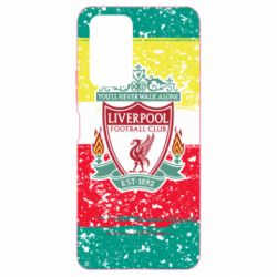 Чохол для Xiaomi Redmi Note 10 Pro Liverpool and logo colors - PrintSalon