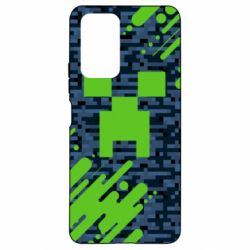Чехол для Xiaomi Redmi Note 10 Pro Minecraft Creeper - PrintSalon