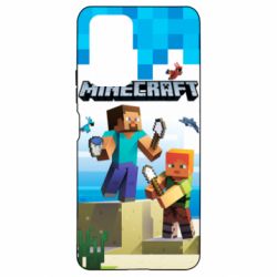 Чехол для Xiaomi Redmi Note 10 Pro Minecraft summer - PrintSalon