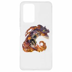 Чехол для Xiaomi Redmi Note 10 Pro Natsu with a dragon - PrintSalon