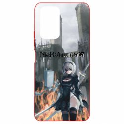 Чехол для Xiaomi Redmi Note 10 Pro Nier Automata 2B - PrintSalon