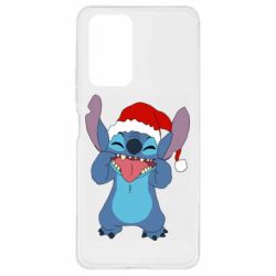 Чехол для Xiaomi Redmi Note 10 Pro Новогодний Стич - PrintSalon