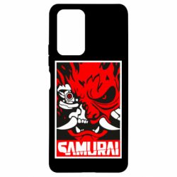 Чехол для Xiaomi Redmi Note 10 Pro Poster samurai Cyberpunk - PrintSalon