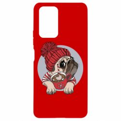 Чехол для Xiaomi Redmi Note 10 Pro Pug And Coffee - PrintSalon