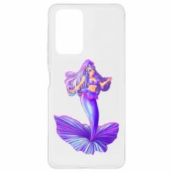 Чехол для Xiaomi Redmi Note 10 Pro Purple Mermaid Barbie - PrintSalon