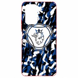 Чохол для Xiaomi Redmi Note 10 Pro Scania logo and grunge - PrintSalon