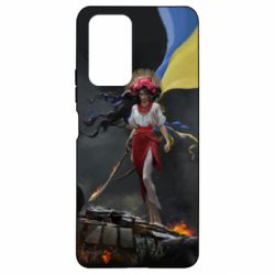 Чохол для Xiaomi Redmi Note 10 Pro Українка захисниця - PrintSalon