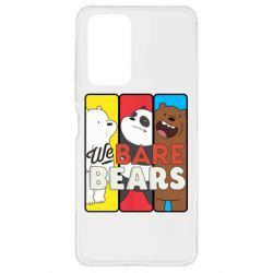 Чехол для Xiaomi Redmi Note 10 Pro We bare bears collage - PrintSalon