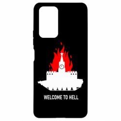 Чехол для Xiaomi Redmi Note 10 Pro Welcome to Hell - PrintSalon