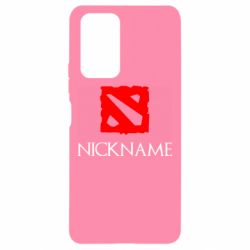 Чехол для Xiaomi Redmi Note 10 Pro Your nickname Dota2 - PrintSalon