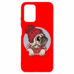 Чехол для Xiaomi Redmi Note 10 4G/10s Pug And Coffee - PrintSalon