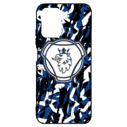 Чохол для Xiaomi Redmi Note 10 4G/10s Scania logo and grunge - PrintSalon