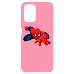 Чехол для Xiaomi Redmi Note 10 4G/10s Spiderman and jump - PrintSalon