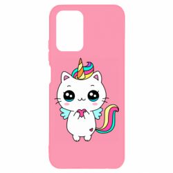 Чехол для Xiaomi Redmi Note 10 4G/10s The cat is unicorn - PrintSalon
