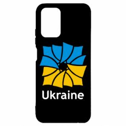Чохол для Xiaomi Redmi Note 10 Ukraine квадратний прапор-PrintSalon Чохол для Xiaomi Redmi Note 10 Ukraine квадратний прапор