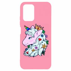 Чехол для Xiaomi Redmi Note 10 4G/10s Unicorn Princess - PrintSalon