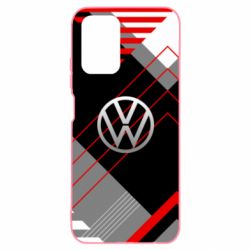 Чехол для Xiaomi Redmi Note 10 4G/10s Volkswagen logo and abstraction - PrintSalon