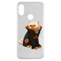 Чехол для Xiaomi Redmi Note 7 Akatsuki angry cat - PrintSalon