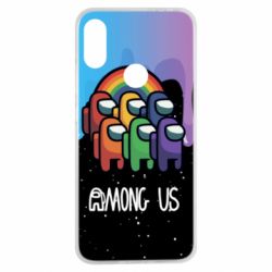 Чехол для Xiaomi Redmi Note 7 Among Us art paints - PrintSalon