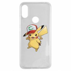 Чехол для Xiaomi Redmi Note 7 Ash's hat Pikachu - PrintSalon