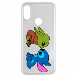 Чехол для Xiaomi Redmi Note 7 Baby Yoda And Stitch - PrintSalon